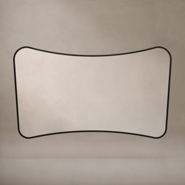 Delphine Mirror 120 x 70cm - Matte Black